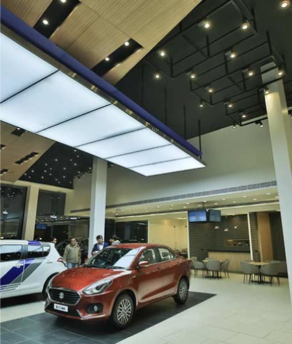 Car Showroom Lighting