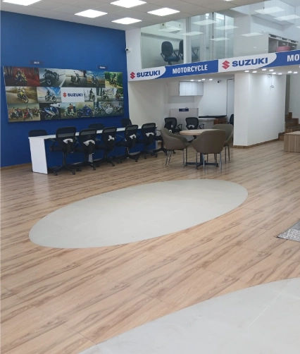 auto showroom lighting