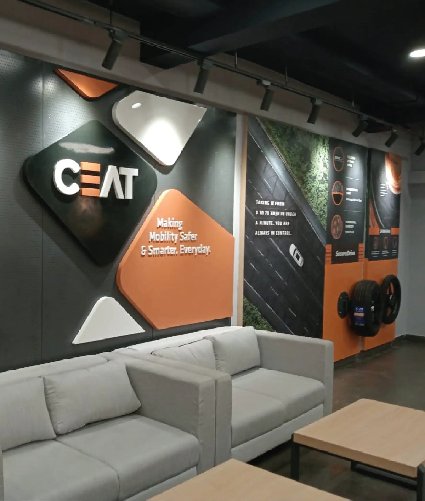 LED lighting Solutions in CEAT Tyres Across India